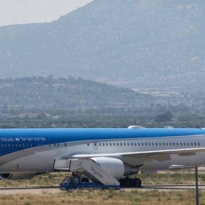 Governo de Israel estaciona avião em Berlim por segurança