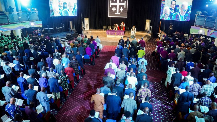 Members of the Anglican Communion attend a session of the Global Anglican Future Conference (GAFCON) in Abuja, Nigeria, March 4, 2026. REUTERS/Marvellous Durowaiye