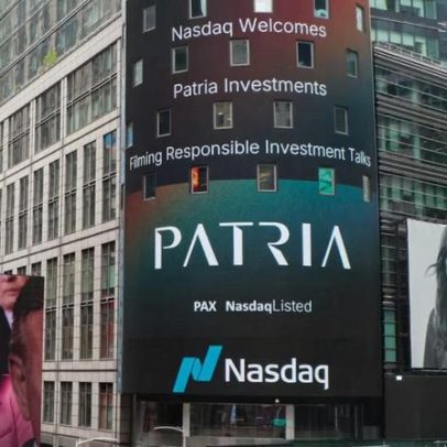 Patria traça meta de US$150 bi e mira top 30 global com aquisições