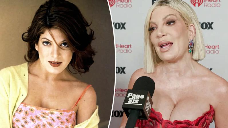 Tori Spelling chora por rumores de cirurgia na adolescência e revela era de poder