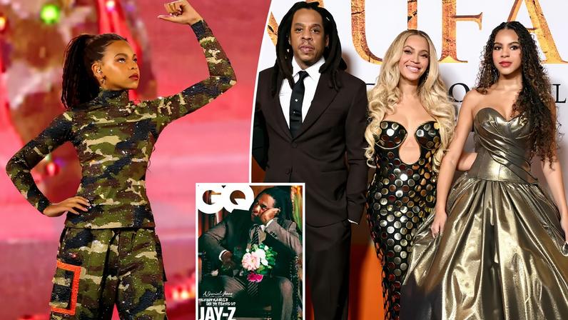 Jay-Z, Beyoncé and daughter Blue Ivy