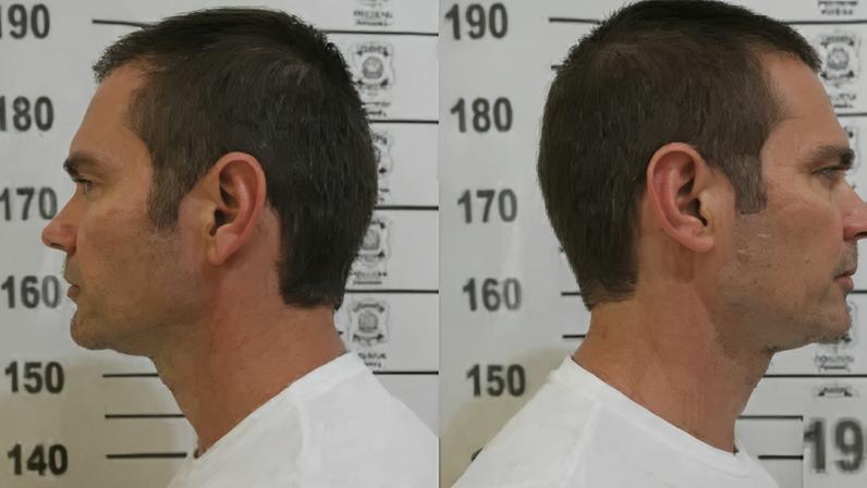 Daniel Vorcaro ao dar entrada na Penitenciária de Potim-SP