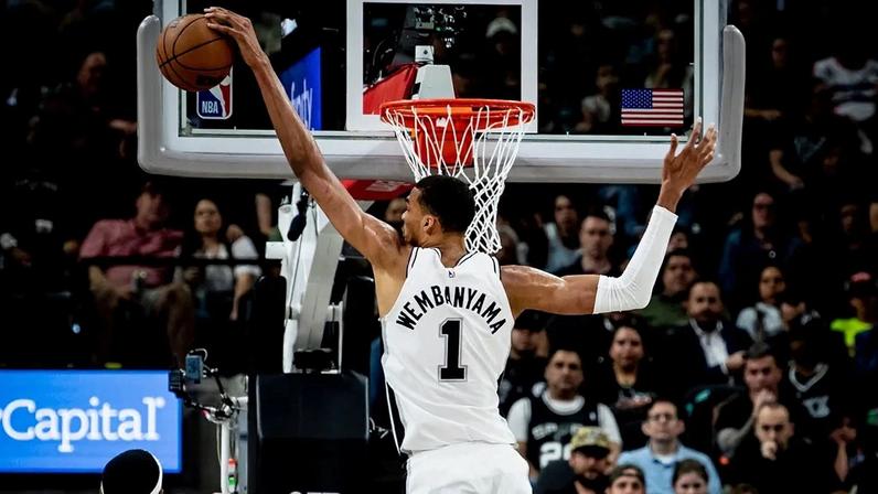 Wembanyama tem atuação de MVP contra Bulls