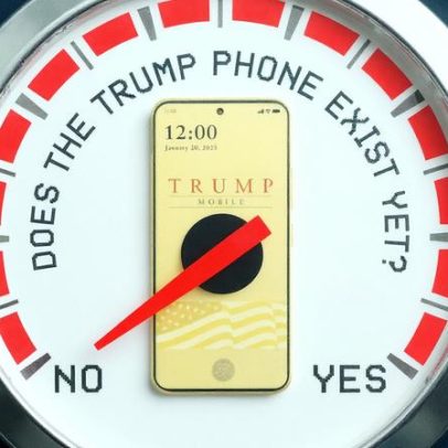 O telefone de Trump não compareceu à maior feira de celulares do mundo