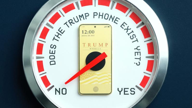 O telefone de Trump não compareceu à maior feira de celulares do mundo