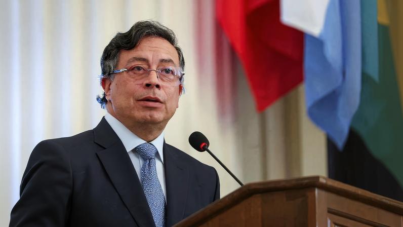 Colombian President Gustavo Petro addresses the Organization of American States (OAS) in Washington, D.C., U.S., February 4, 2026. REUTERS/Kylie Cooper
