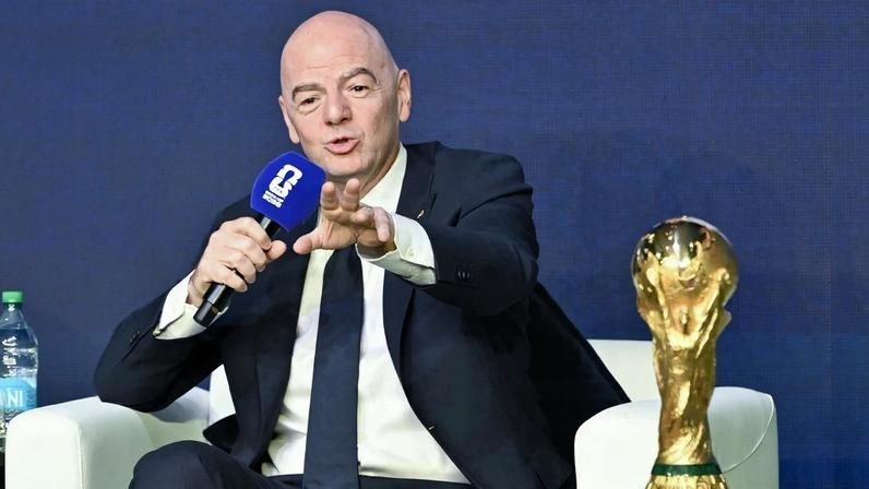 O presidente da Fifa, Gianni Infantino, em 6 de dezembro de 2025. Foto: Roberto Schmidt/AFP