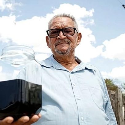 ANP notifica agricultor após suspeita de petróleo em poço no CE