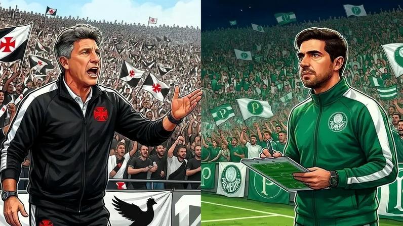 Vasco enfrenta Palmeiras em São Januário após seis anos busca tabu contra Abel