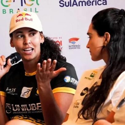 Duda retorna ao vôlei de praia após pausa por saúde mental