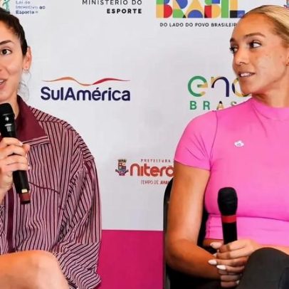 Finalistas olímpicas de vôlei de praia sonham com jogo de duplas mistas