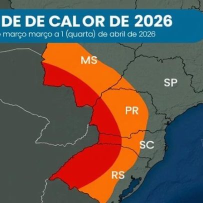 Primeira onda de calor de 2026 atinge Sul e Mato Grosso do Sul
