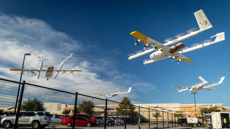 Projeto antigo de drones do Google inicia serviço na Bay Area