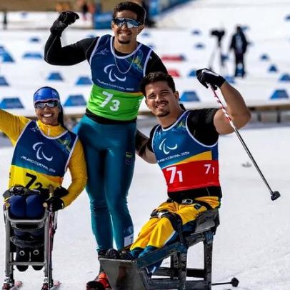 Brasil encerra Paralimpíadas de Inverno com Ribera e Aline em 5º lugar