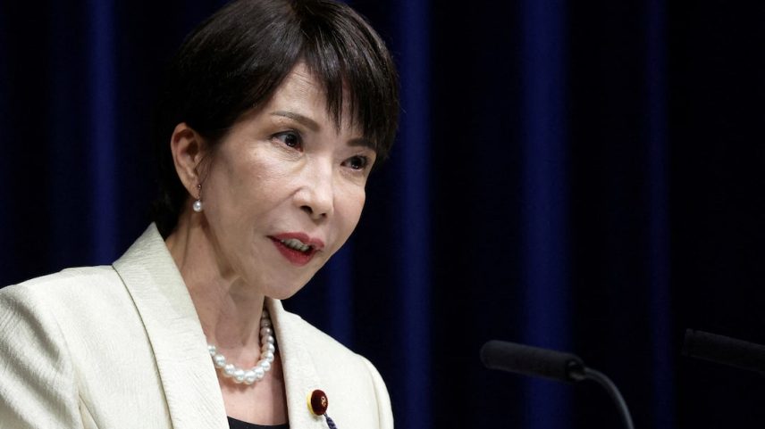 Sanae Takaichi, Japan’s prime minister, speaks during a press conference at the prime minister’s office in Tokyo, Japan, on Wednesday, Feb. 18, 2026. Kiyoshi Ota/Pool via REUTERS/File Photo
