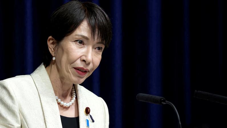 Sanae Takaichi, Japan’s prime minister, speaks during a press conference at the prime minister’s office in Tokyo, Japan, on Wednesday, Feb. 18, 2026. Kiyoshi Ota/Pool via REUTERS/File Photo