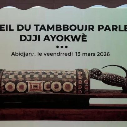 Costa do Marfim recebe tambor falante, primeiro artefato devolvido pela França