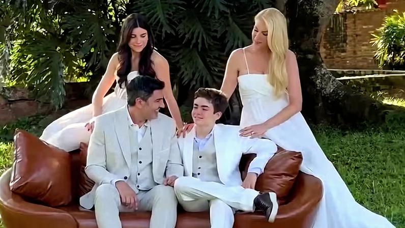 Ana Hickmann e Edu Guedes fazem ensaio pré-wedding com os filhos