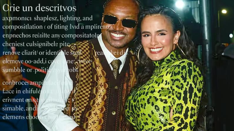 Thiaguinho (na foto com Carol Peixinho) celebra seus 43 anos em festa com presença do filho, Bento — Foto: Eduardo Martins/BrazilNews