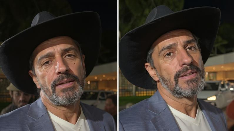 Recém-eliminado, Alberto Cowboy diz pra quem está torcendo no BBB 26 — Foto: Reprodução/AgNews