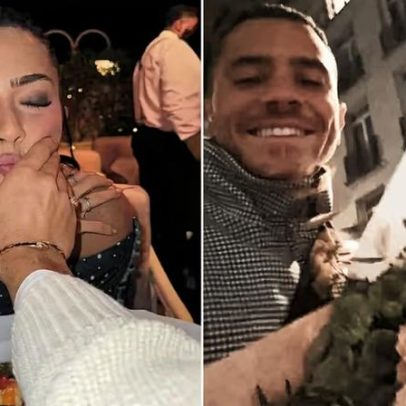 André Lamoglia e Jade Picon são vistos em Paris com jantar romântico