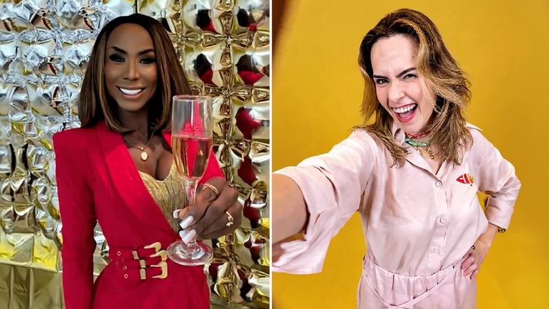 Adélia Soares e Ana Paula Renault — Foto: Reprodução/Instagram e Globo/ Manoella Mello
