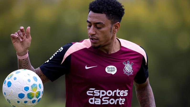 Lingard vem treinando no Corinthians (Foto: Rodrigo Coca/Agência Corinthians)