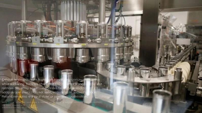 Linha industrial de máquinas e componentes