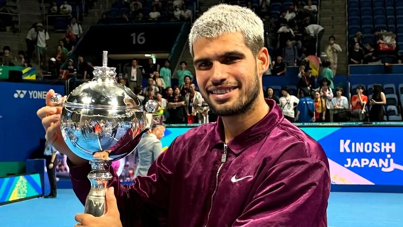 Alcaraz confirma presença no ATP de Tóquio com antecedência