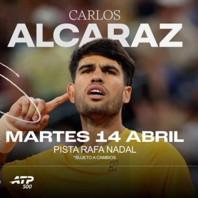Alcaraz lidera o ATP 500 de Barcelona e tem estreia definida