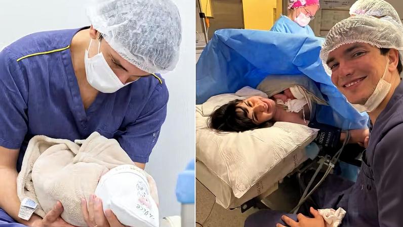 Alessandro Jodar, pai de primeira viagem, elogia ajuda da sogra: "Uma leoa"