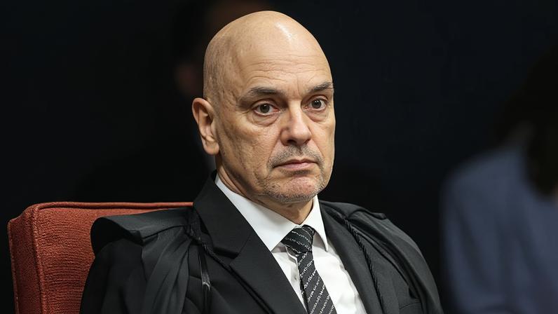 Alexandre de Moraes durante julgamento de Bolsonaro