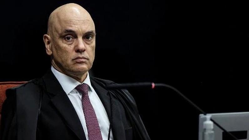 Alexandre de Moraes durante o julgamento da trama golpista no STF