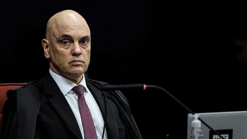Alexandre de Moraes durante o quinto dia do julgamento da trama golpista no STF