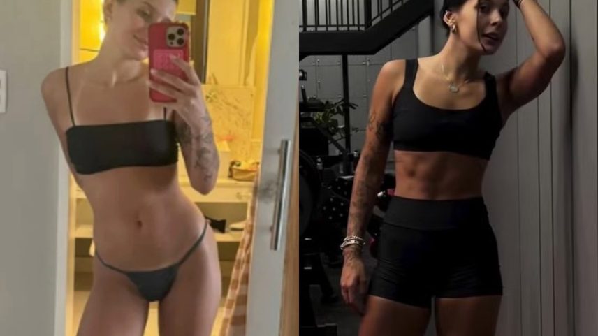 Antes e depois de Ana Castela — Foto: Reprodução/Instagram