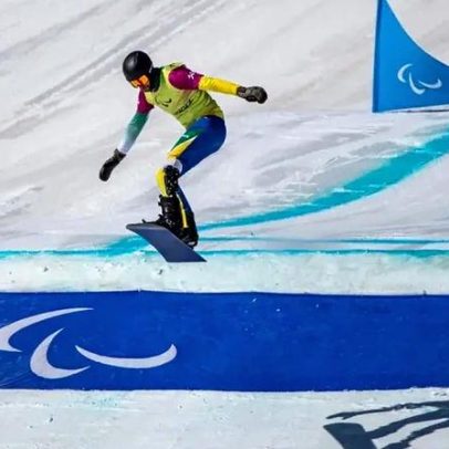 André Barbieri sofre queda em treino e fica fora do snowboard nas Paralimpíadas