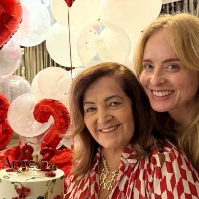 Angélica celebra 82 anos da mãe em festa com pai e irmã