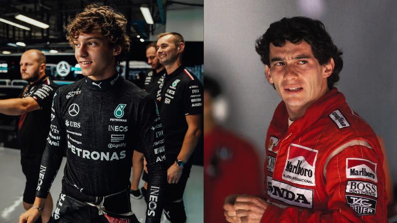 Torcedores apontam coincidências entre trajetos de Kimi Antonelli e Senna na F1