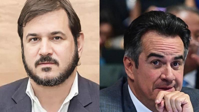 Antônio Rueda, presidente do União Brasil, e o senador Ciro Nogueira (PP-PI)