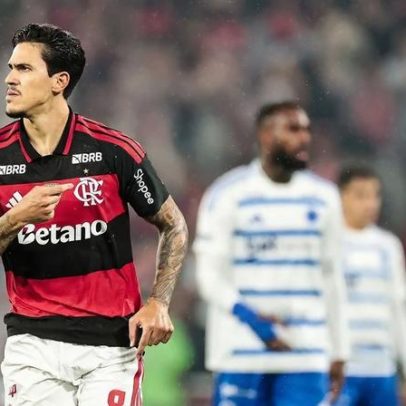 Flamengo vence Cruzeiro com gols de Pedro e Carrascal