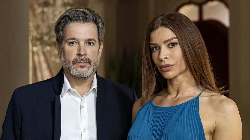 Grazi Massafera e Murilo Benício em Três Graças — Foto: Globo/Manoella Mello