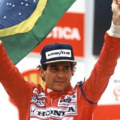Ayrton Senna vence pela primeira vez no Brasil, há 35 anos