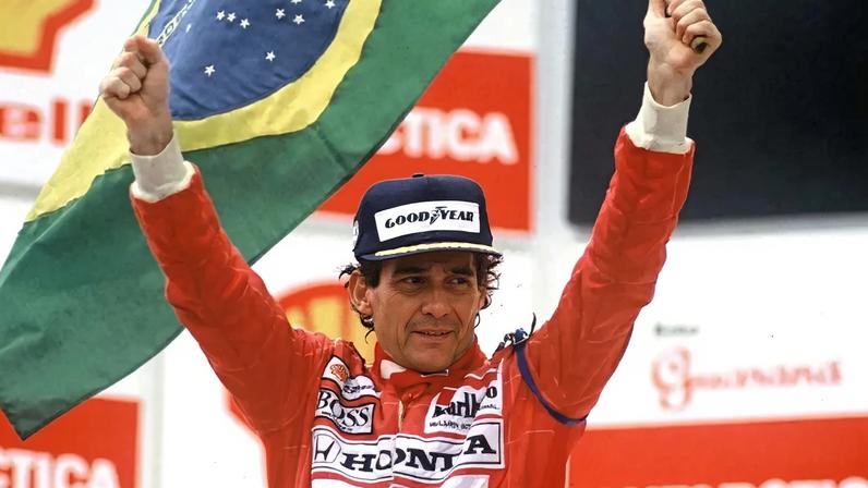 Ayrton Senna vence pela primeira vez no Brasil, há 35 anos