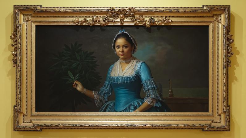 AGO identifica pintor e retratada de retrato de mulher negra do século XVIII