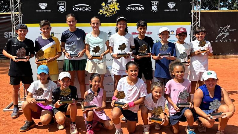Banana Bowl define campeões das categorias 12 anos e Tennis Kids em Rio Preto