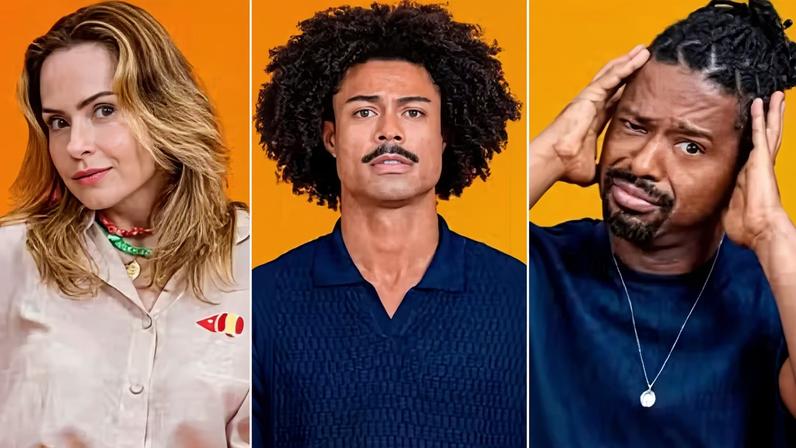 Ana Paula Renault, Breno e Leandro Boneco estão no paredão — Foto: Divulgação/Globo