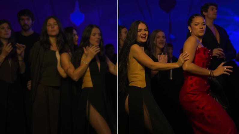 Mel Maia e Maisa dançam hit JETSKI em evento no Rio