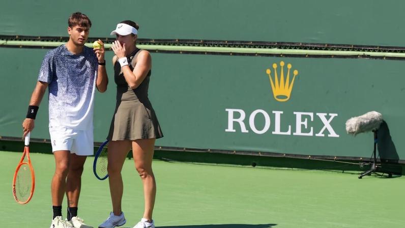 Bencic e Cobolli derrotam atuais campeões nas duplas mistas em IW