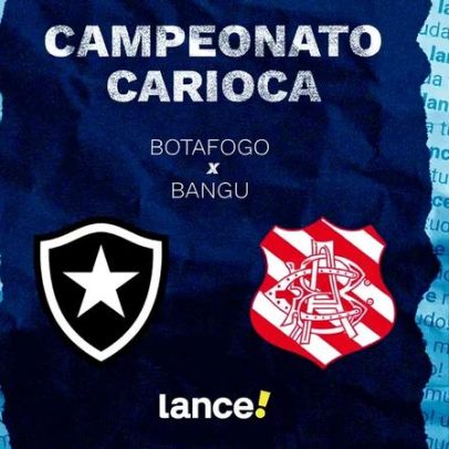 Botafogo x Bangu: final da Taça Rio tem horário e provável escalação