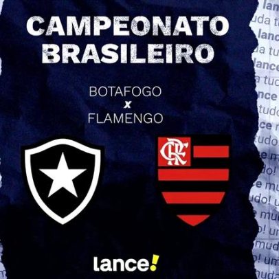 Botafogo x Flamengo: horário e prováveis escalações no Brasileirão